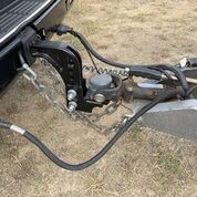 Rhodium Plated Men's Etched Band Ring (6mm) - US Size 12