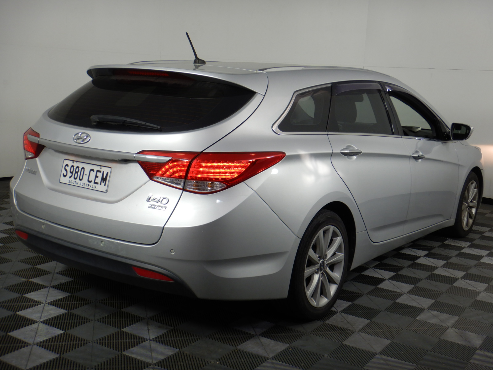 Stainless Steel Lightening Bolt Necklace in Silver