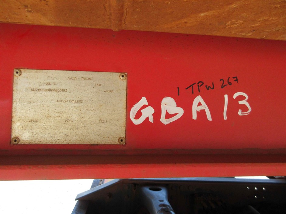 Hydraulic Tilting Mud Bucket to Suit 10-17T Excavator(Unused),