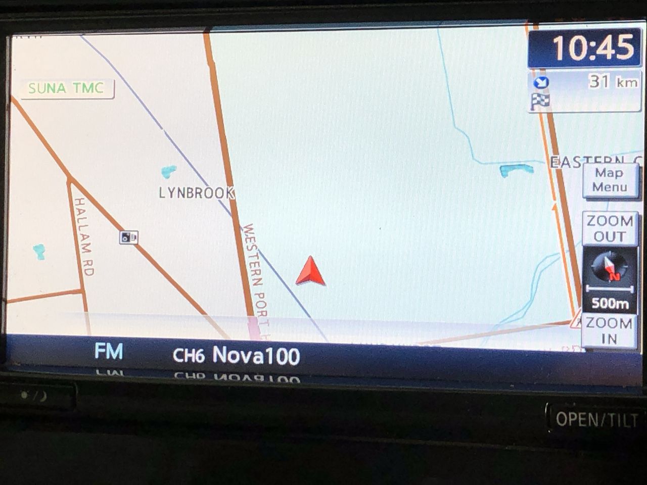 6-7mm Black Pearl & Rhinestone Real Platinum Plated Bracelet