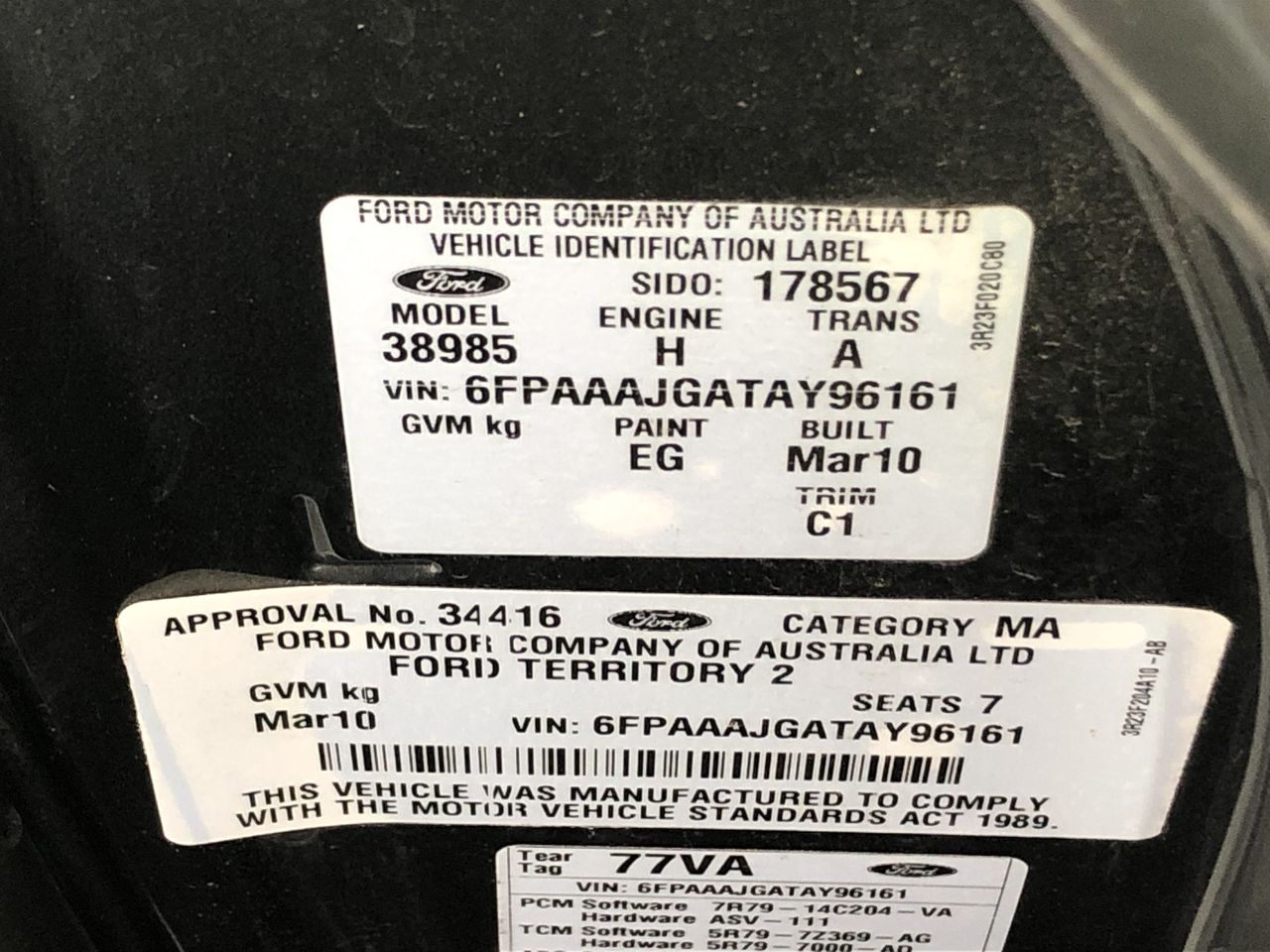 Quantity of 2 20.5-25 Earthmoving Tyres(Unused)