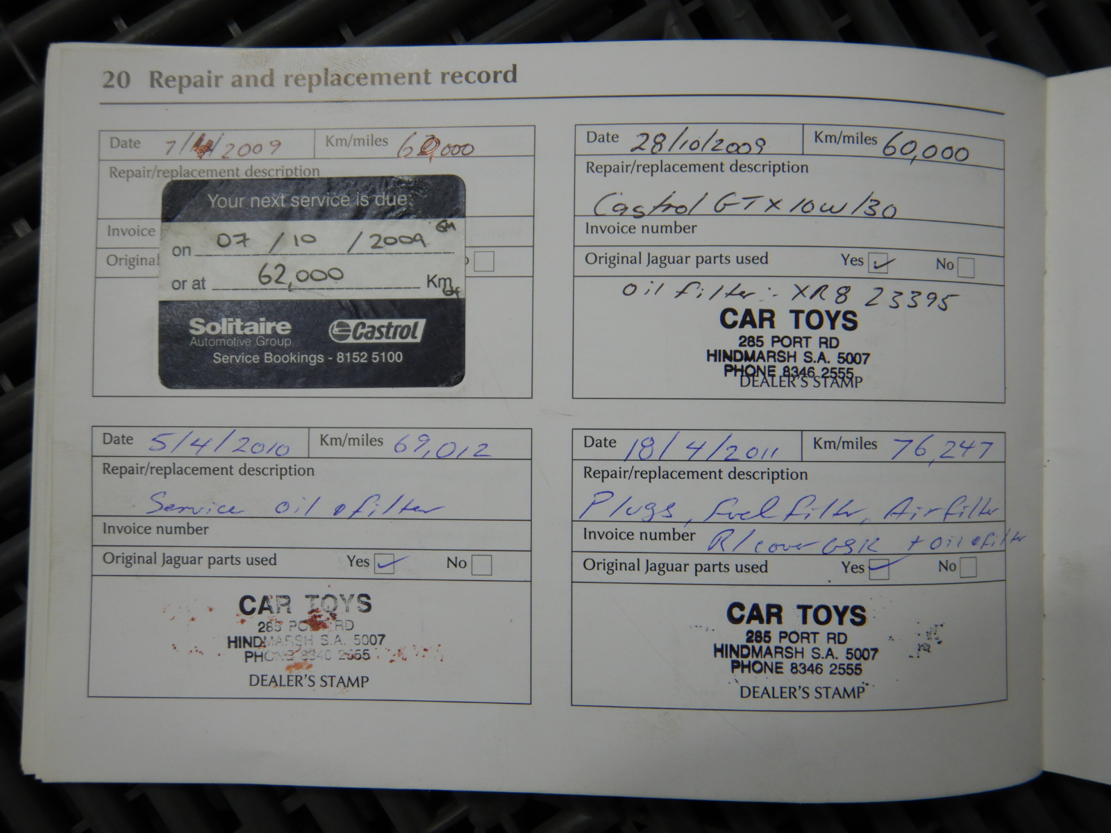 CALVIN KLEIN Men's Tee, Size L, 100% Cotton, Dark Sapphire (CEF), 40DC813.