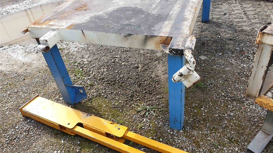 Rhodium Plated Men's Band Ring (6mm) - US Size 10