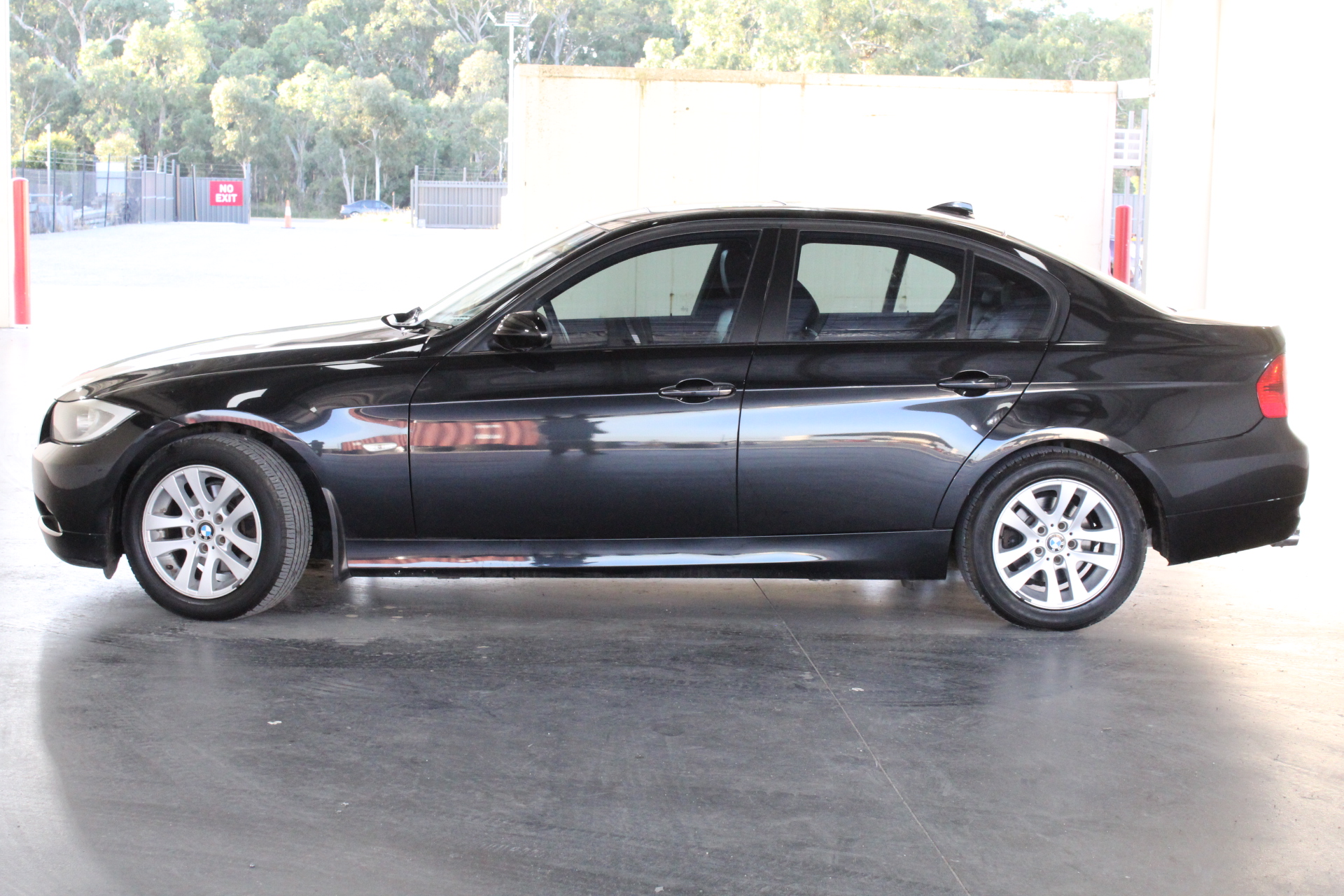 Designer Blue & Simulated Diamond Square Stud Earrings in Silver