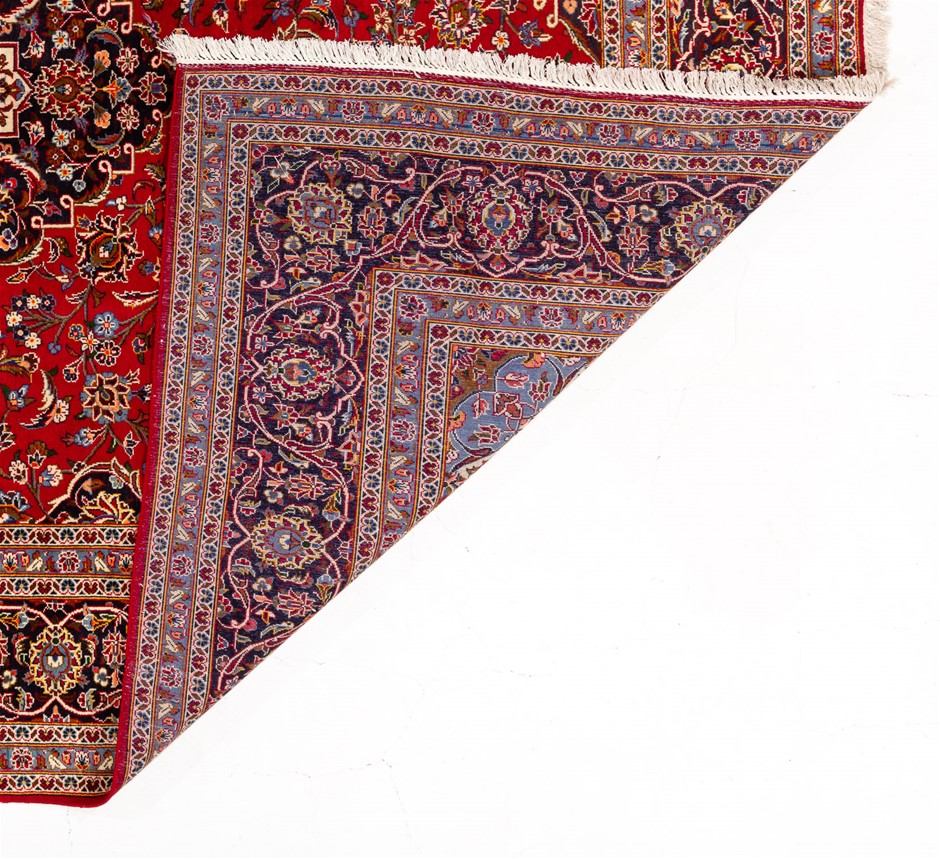 Navy Studded Leather Bracelet with Stainless Steel Clasp