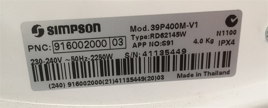 Thomson Estate Stony Row Riesling 2025 (12x 750mL) SA