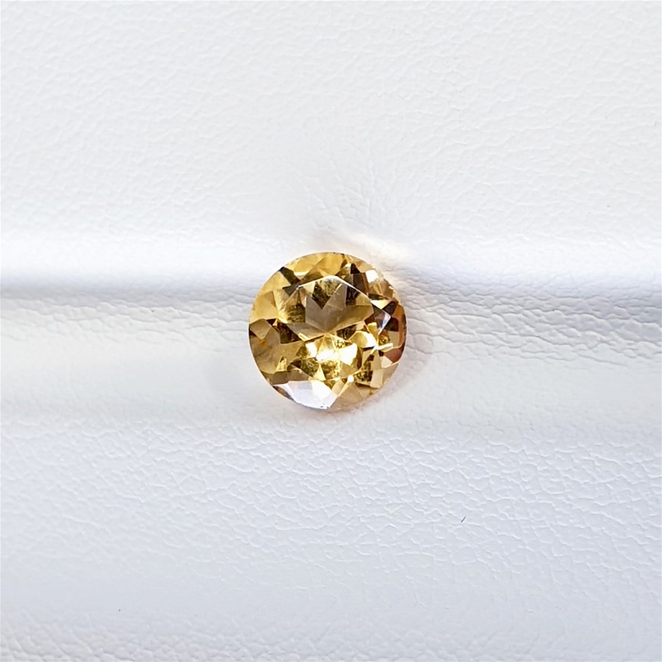 Designer Simulated Diamond Rectangular Drop Earrings in Gold