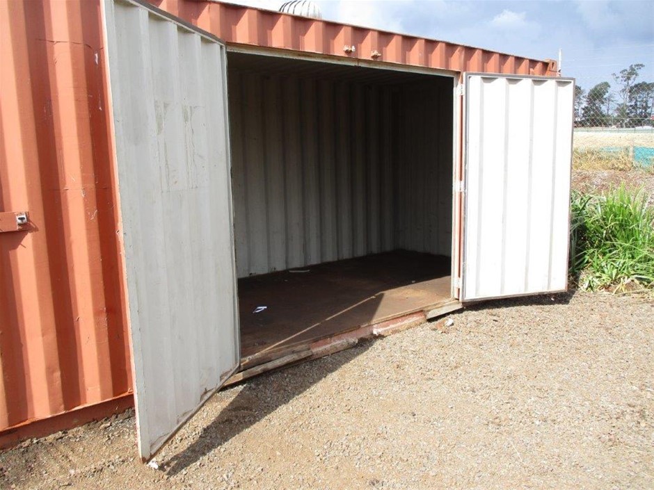 Heavy duty 20ft Container Shelter with End Wall (Unused)
