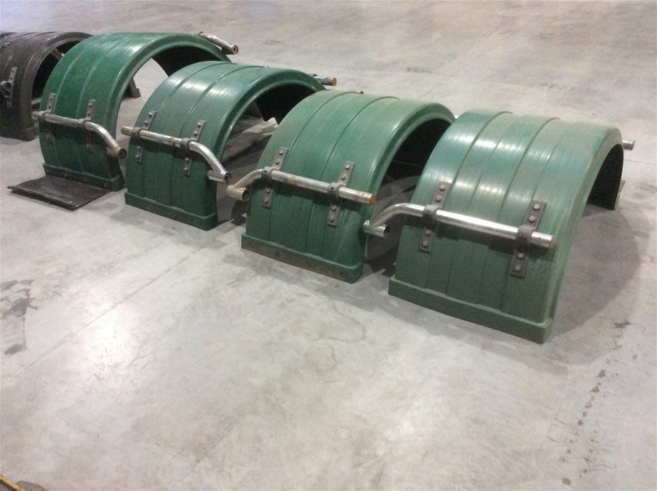 Set of 2 Small Wrought Iron Style Gates with Wildlife Scene (Unused)