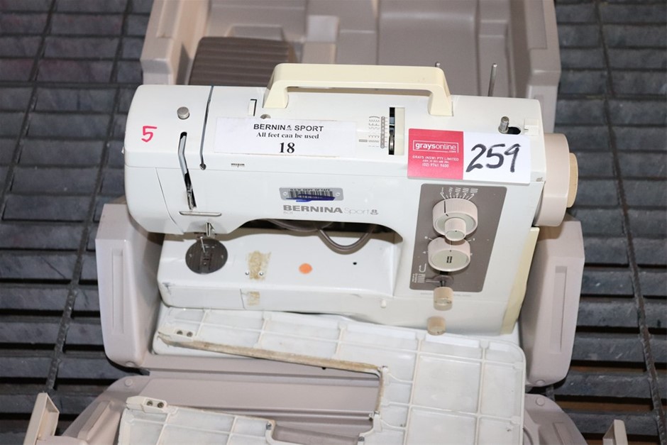 Bernina sport 801 Sewing Machine Auction (02595040851) Grays Australia
