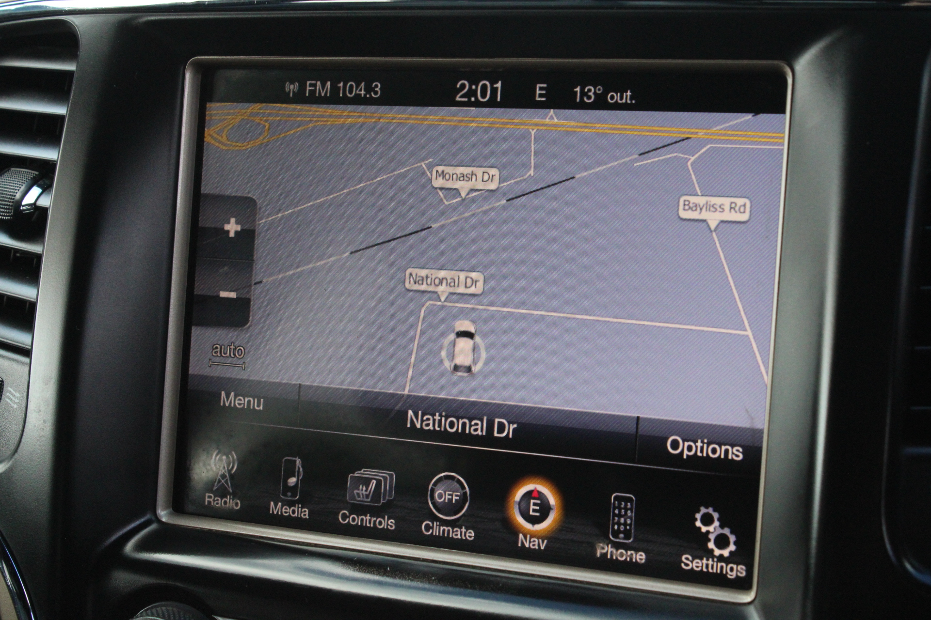 0.25ct Wave Shape Simulated Diamond 925 Sterling Silver Ring - Size 9