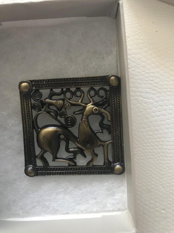 Designer Simulated Diamond Pendant Necklace in Silver