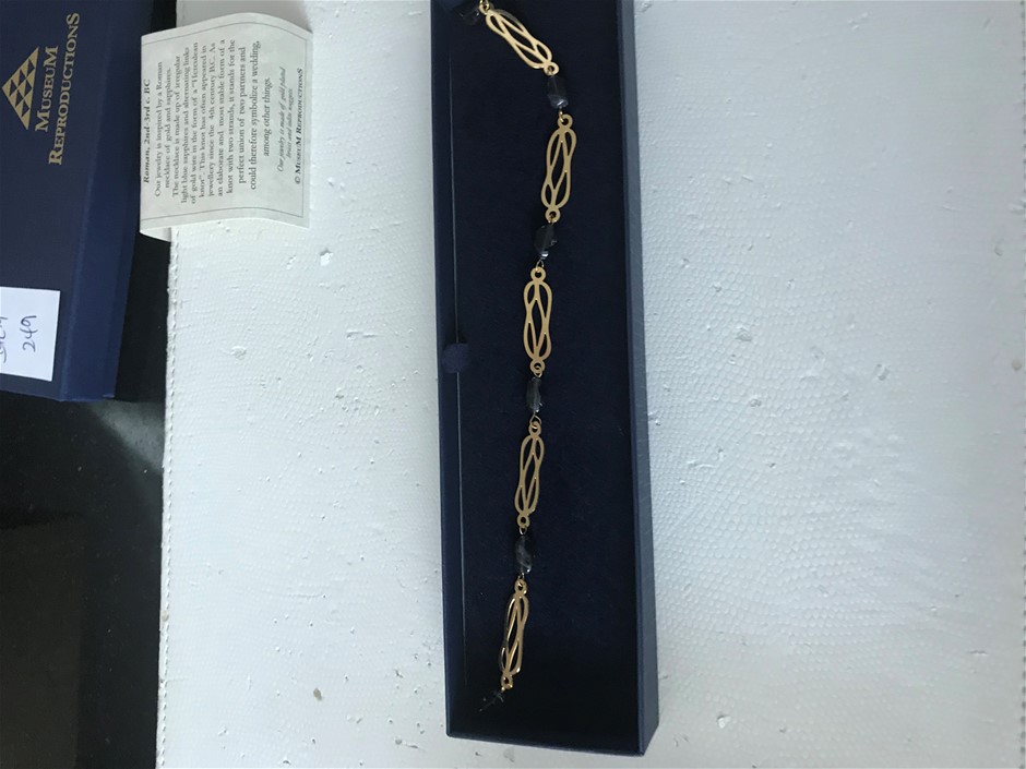 BIJ'OR Genuine Grey Freshwater Pearl & Diamond Drop Earrings in Gold RRP 59