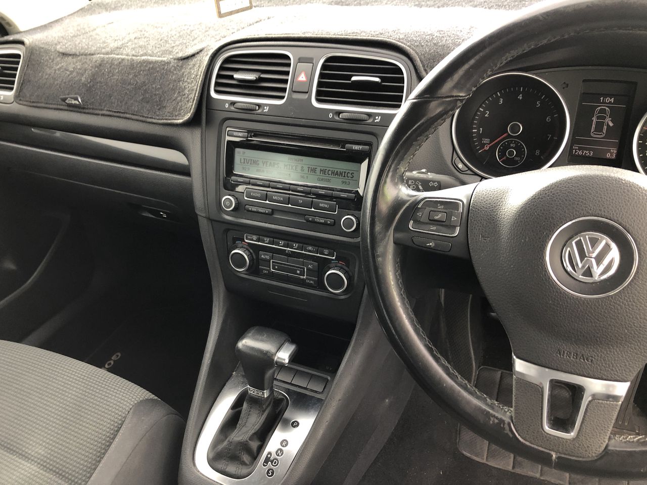 18ct Heavy Rose Gold Plated Medium Hoop Earring - Demo