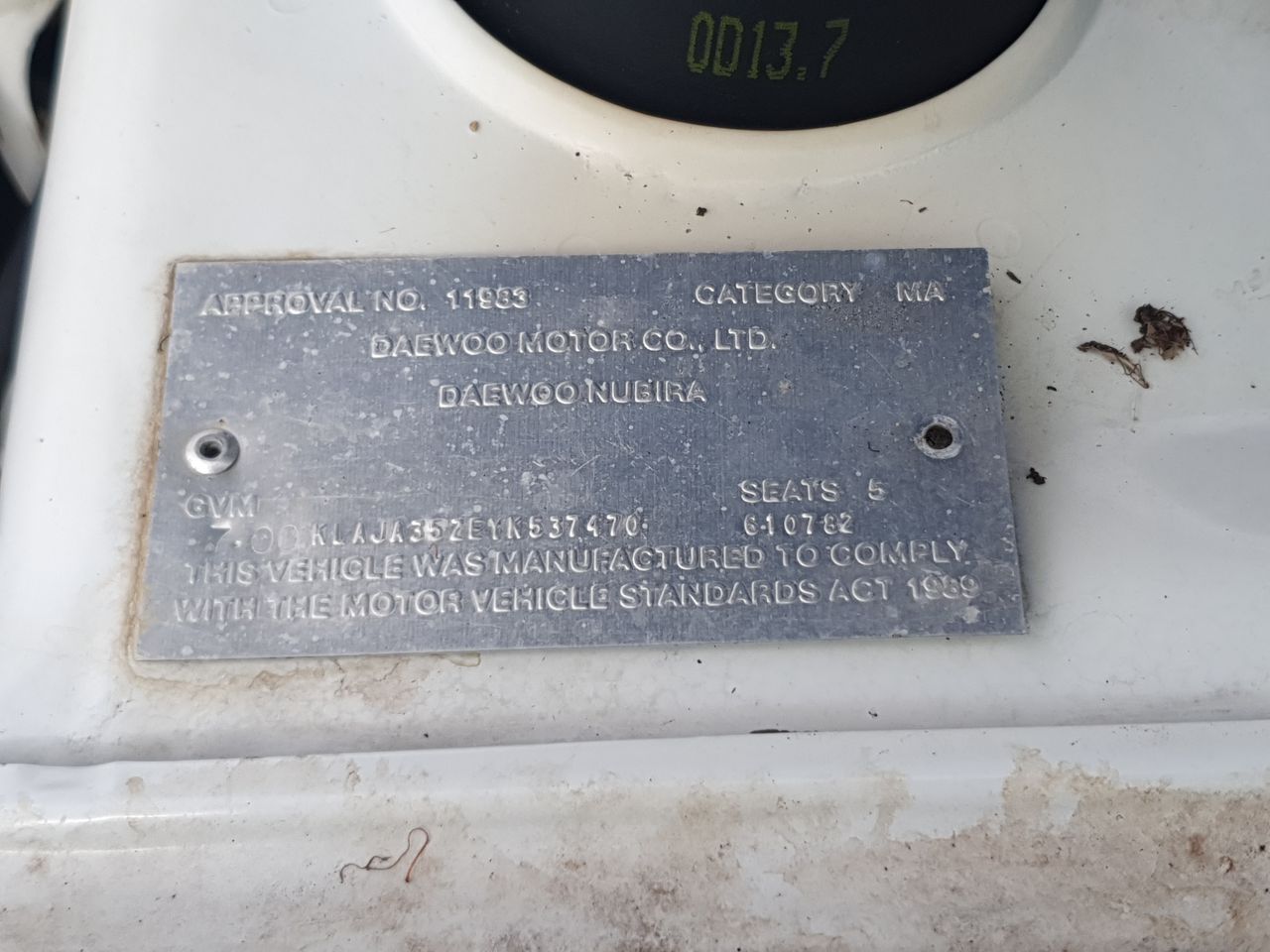 18K White Gold-Filled Cuban Style Link Ring - Size 7