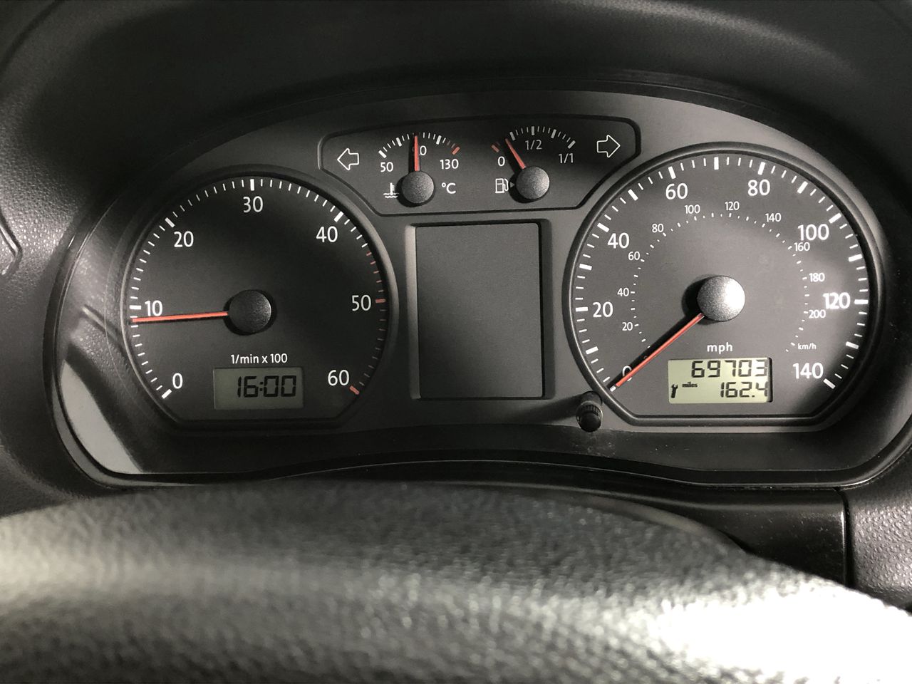 Rhodium Plated Men's Band Ring (6mm) - US Size 9