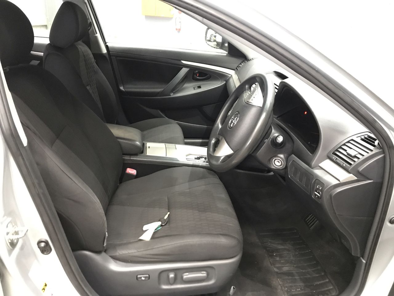 Rhodium Plated 5 Ring Lucky Charm Necklace