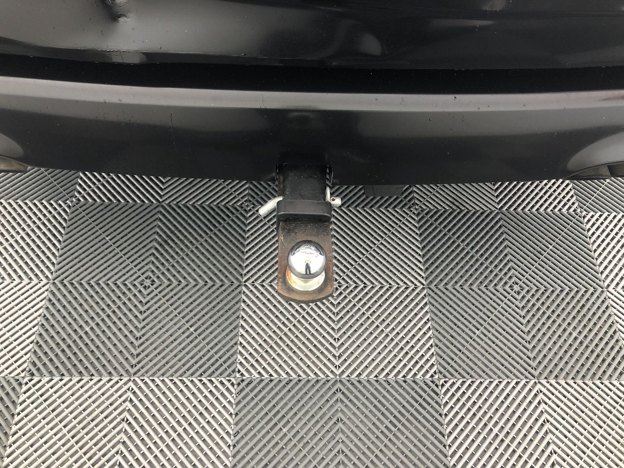 Rhodium Plated 7 Ring Lucky Charm Necklace