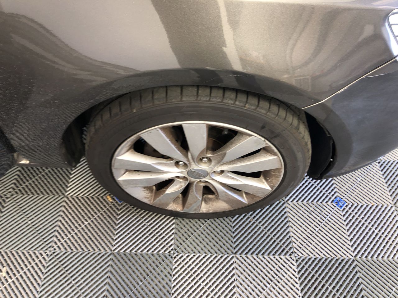 Loveheart Loop (chain attached to back)  Earrings in Silver