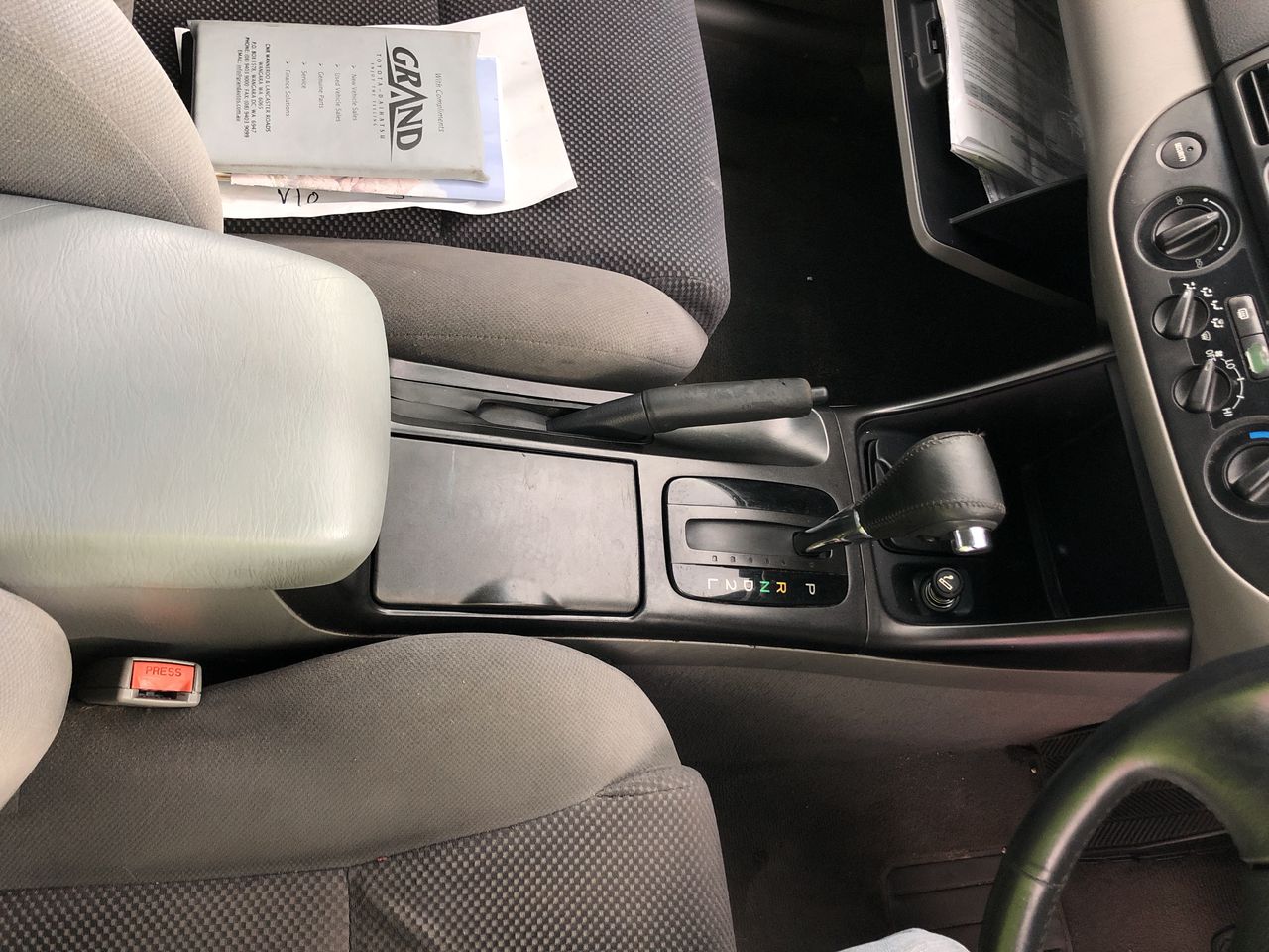 9K Yellow Gold GARNET &amp; PNK TOUR MARQ HRT RING