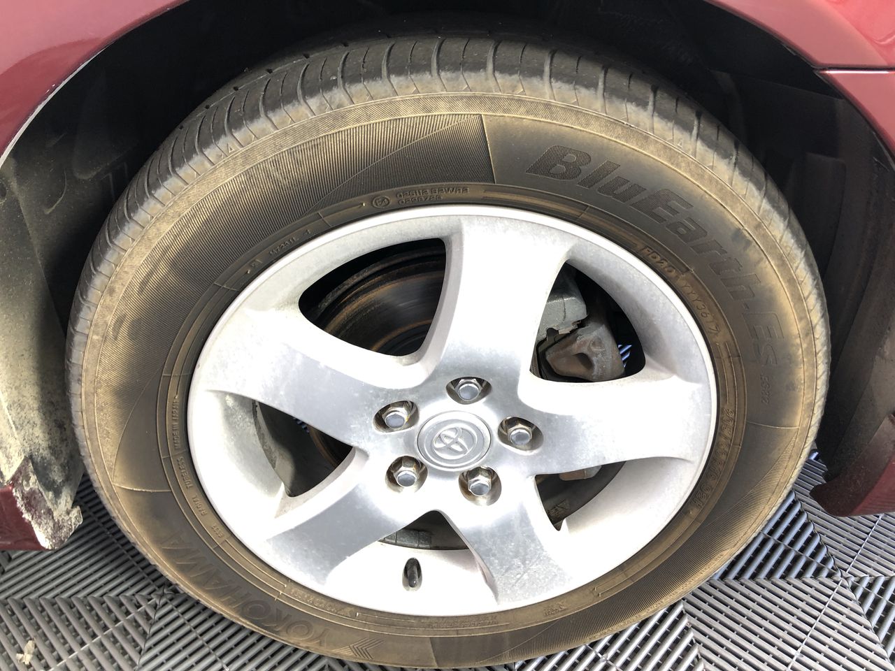 9K Yellow Gold GARNET &amp; PNK TOUR MARQ HRT RING