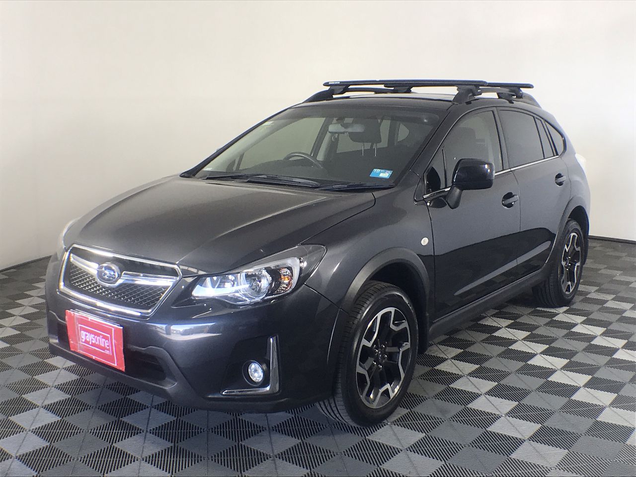 Rhodium Plated 7 Ring Lucky Charm Necklace