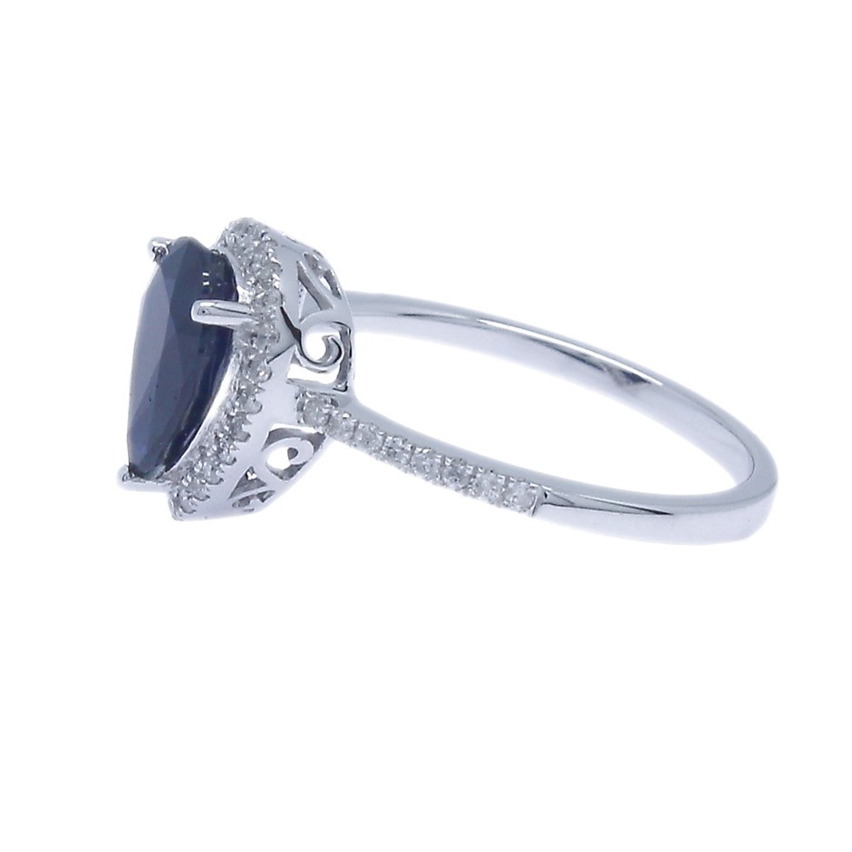 Stunning Square Simulated Diamond Bridal Stud Earrings - Black
