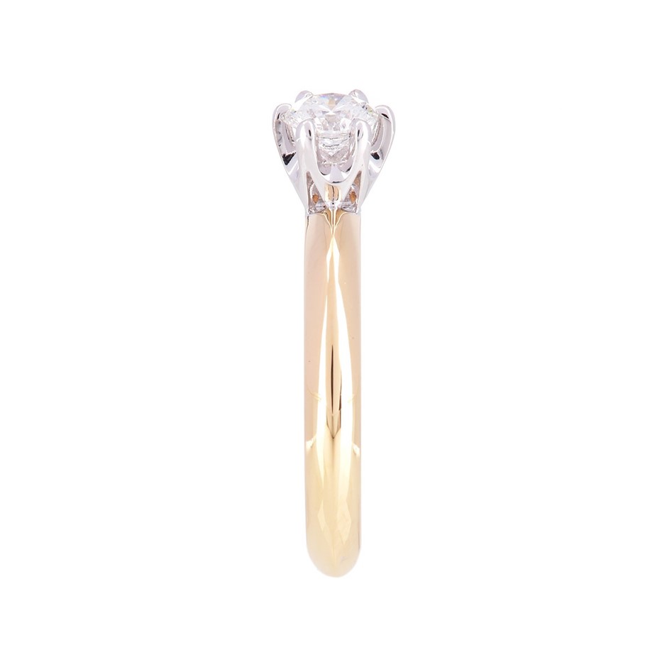BIJ'OR - Genuine Grey Freshwater Pearl  & Simulated Diamond Stud Earrings
