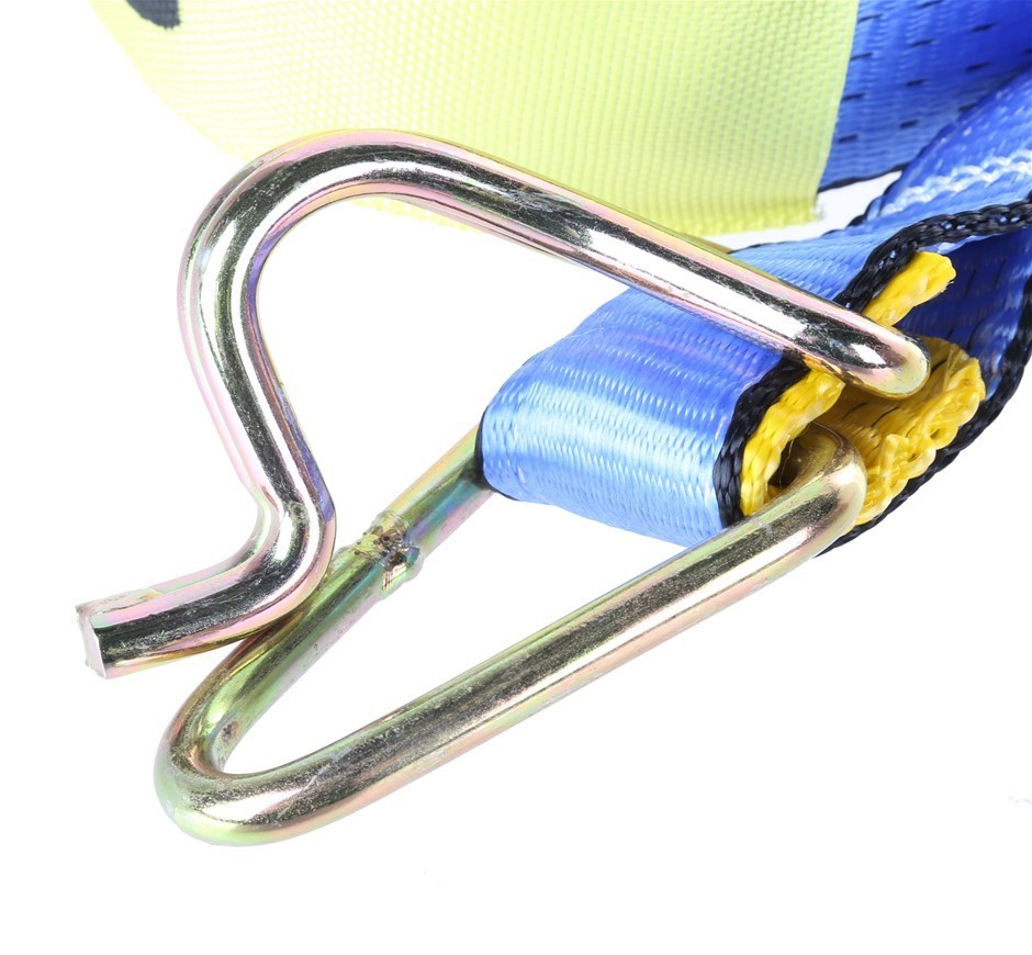 Winch Replacement Strap 50mm x 9M c/w Hook & Keeper, L/C 2500kg with