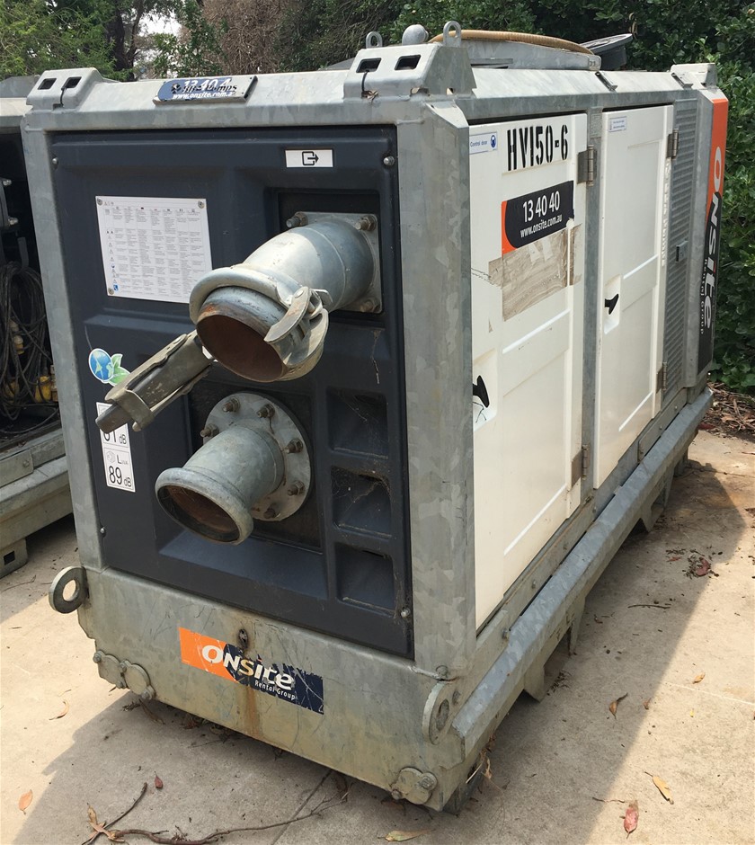 2013 BBA BA150E D285 Pump Self Priming General Purpose Diesel