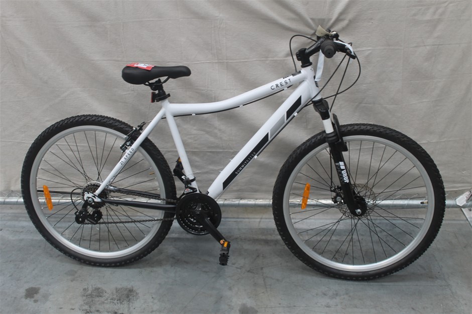 White/Black Crest Summit Bike Auction (0020-9016307) | Grays Australia