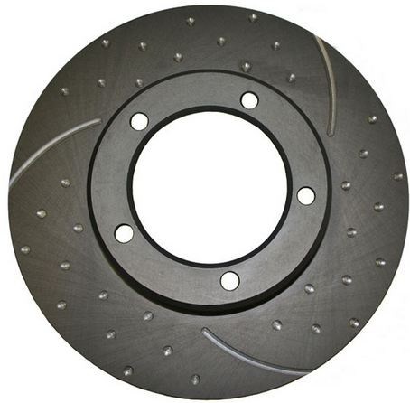 Lexus LS400 USA Front Drilled/Slotted Di