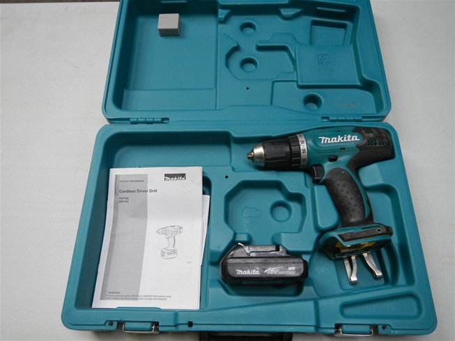 indhold Print plan Makita BDF 453 cordless driver drill, no charger Auction (0057-3017395) |  Grays Australia