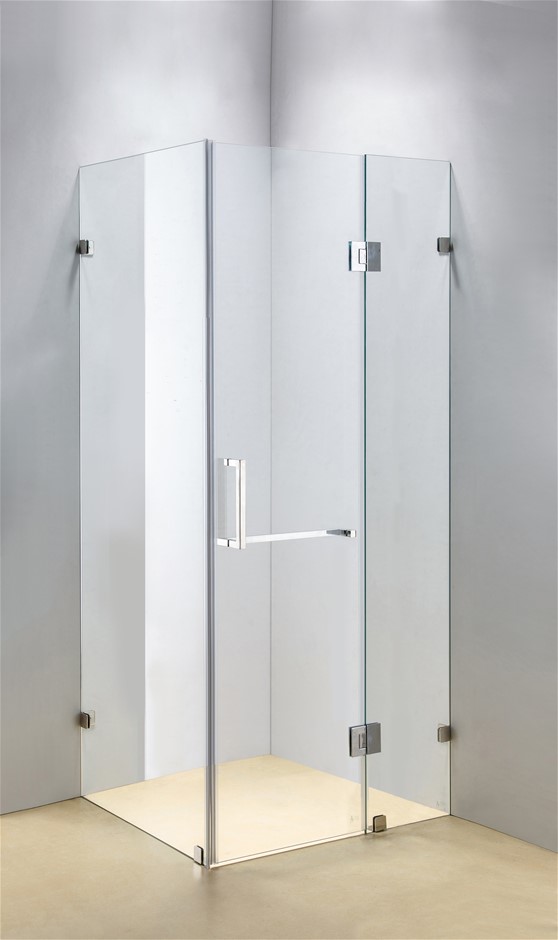 1100 x 700mm Frameless 10mm Glass Shower