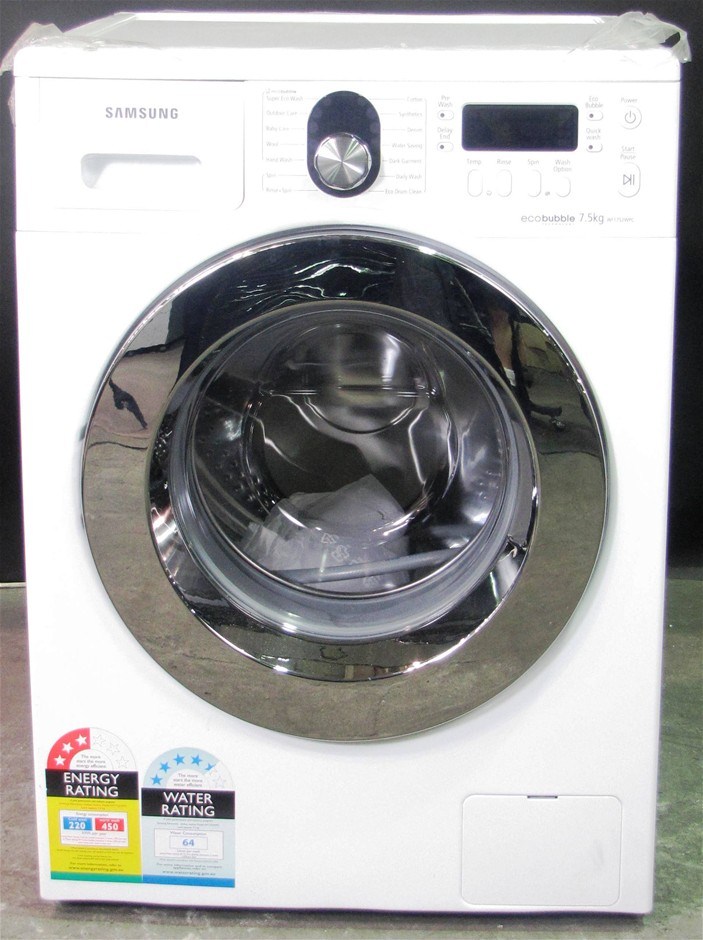 Samsung 7.5kg Ecobubble Front Loading Washing Machine (WF1752WPC