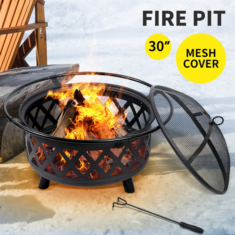 Outdoor Fire Pit BBQ Portable Camping Fi