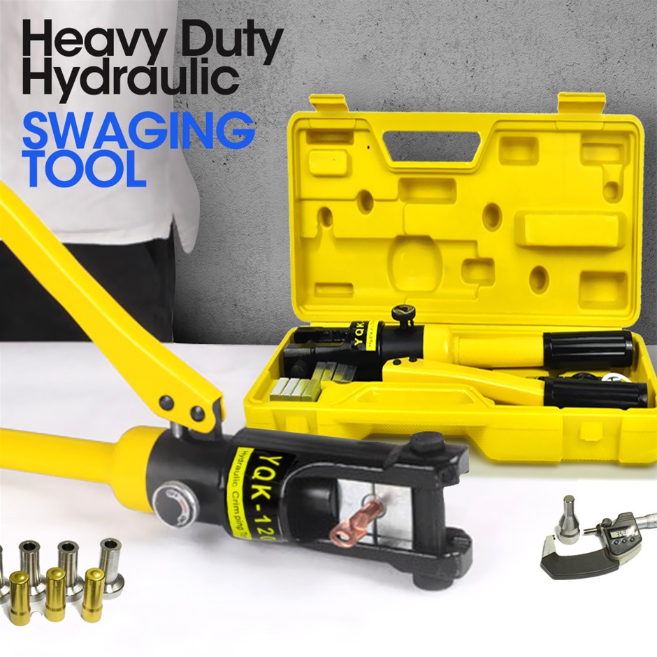 Heavy Duty Hydraulic Swaging Tool Kit for Stainless Wire Crimping