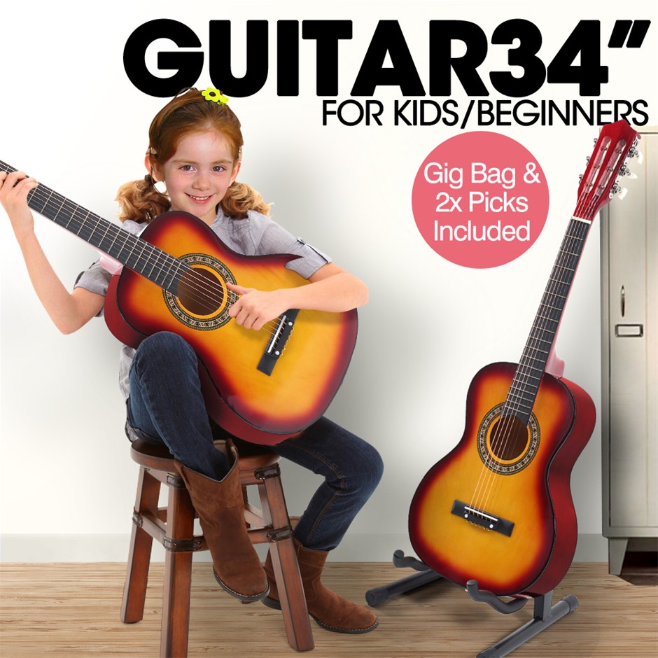 BoPeep 34 " Wooden Acoustic Guitar Class