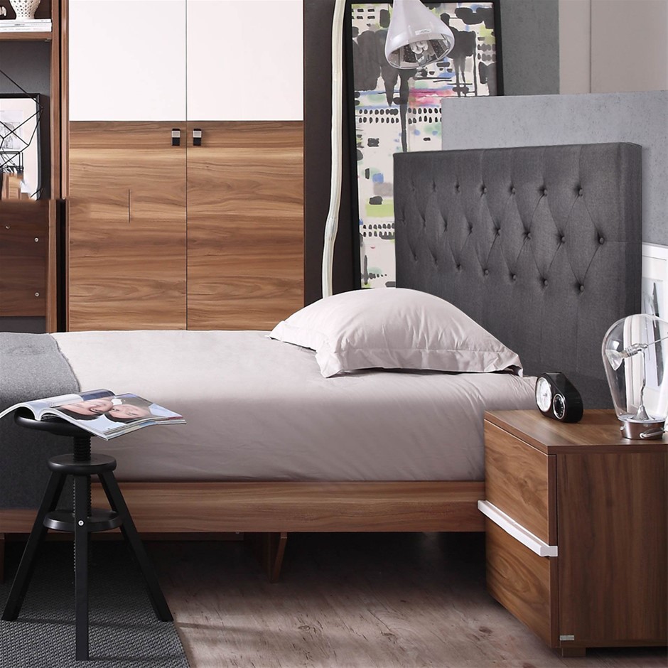 Levede Stylish Upholstered Fabric Bed Fr