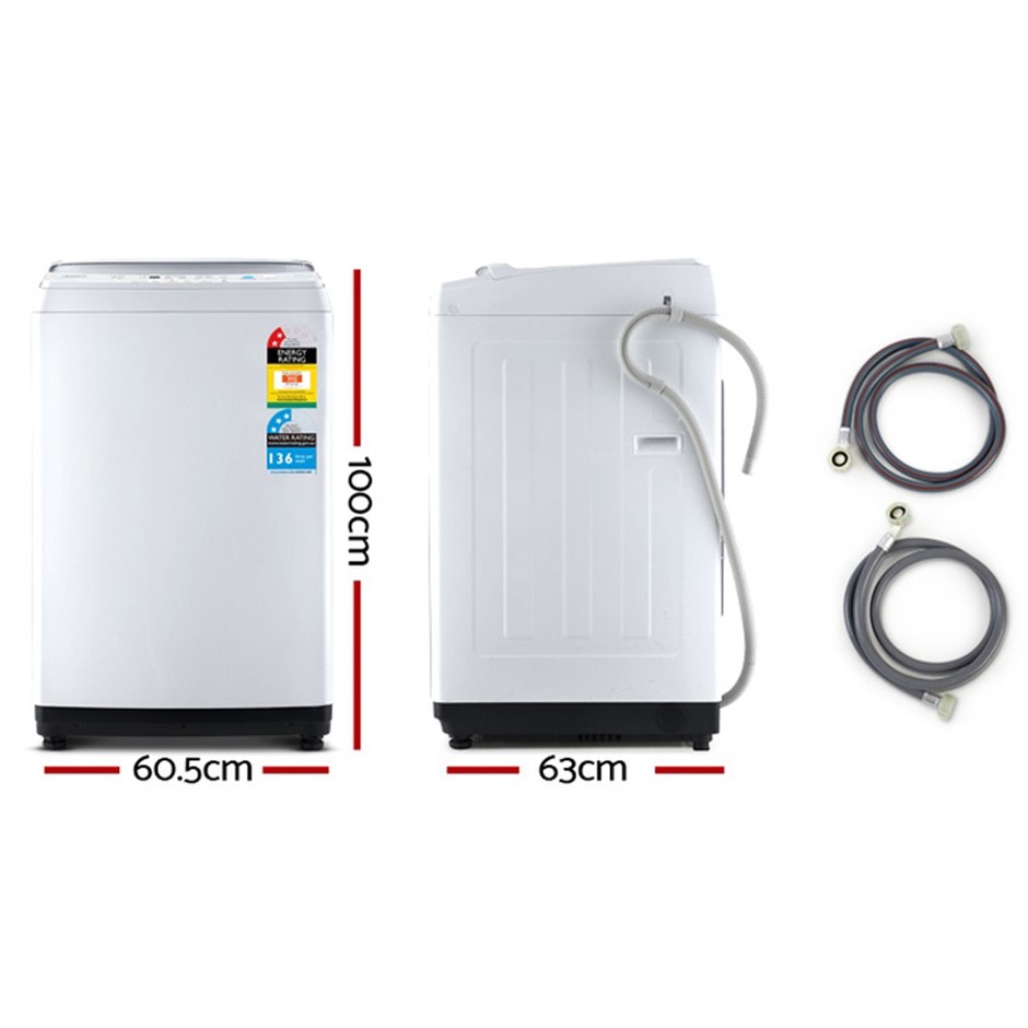 Buy Devanti 10kg Top Load Washing Machine Quick Wash 24h Delay Start