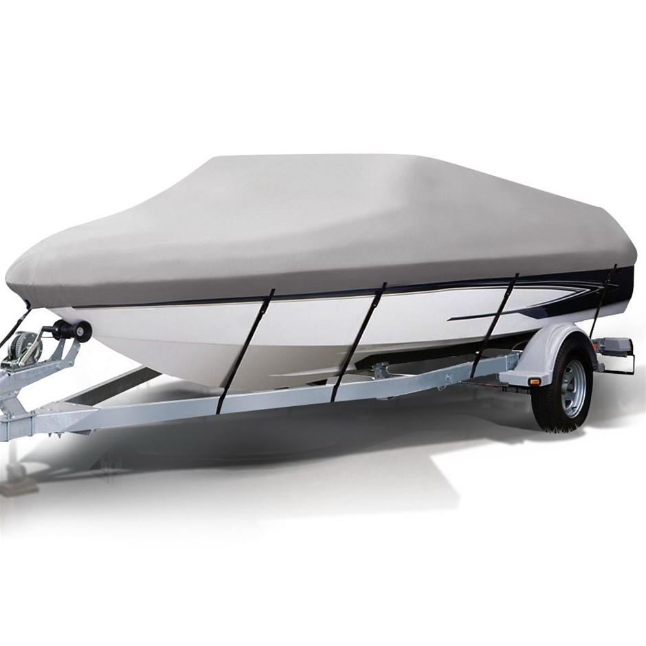 14 - 16 foot Waterproof Boat Cover - Gre