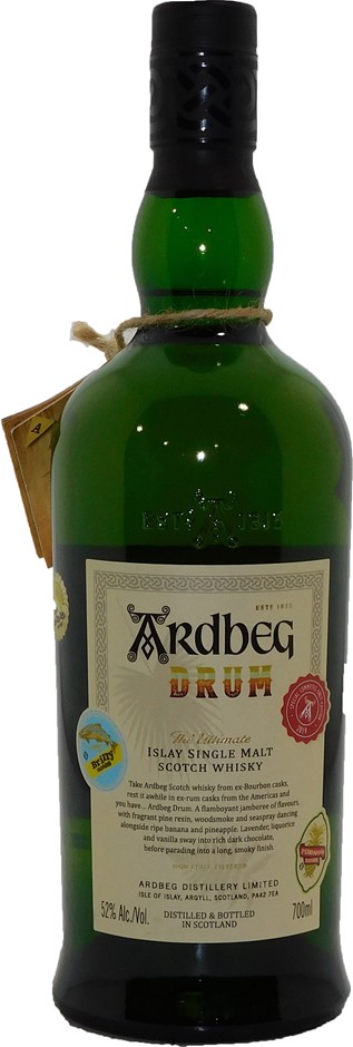 Ardbeg Drum Scotch Whisky NV (1x 700mL),