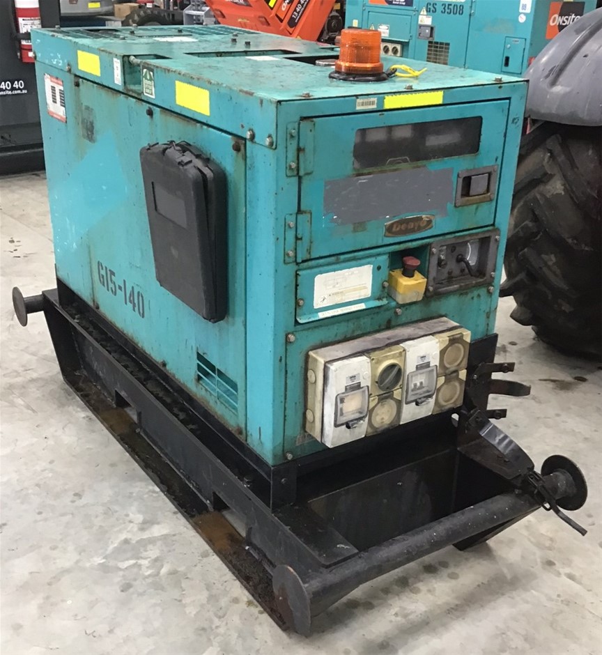 2012 Denyo Dca15esk Generator - Diesel - 15Kva (Perth South) Auction  (0022-9018236) | Grays Australia