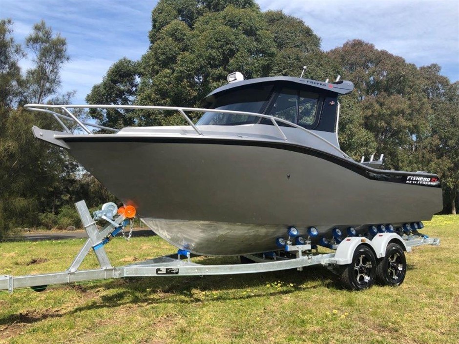 Unused 2023 New Zealand Plate Boats Fishpro 21 Hard Top Cuddy Cabin