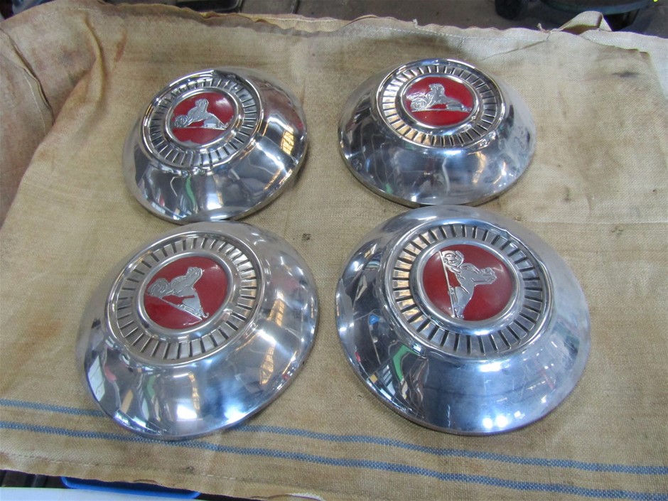 Set of 4 FJ Holden Hub caps Auction (00415042380) Grays Australia