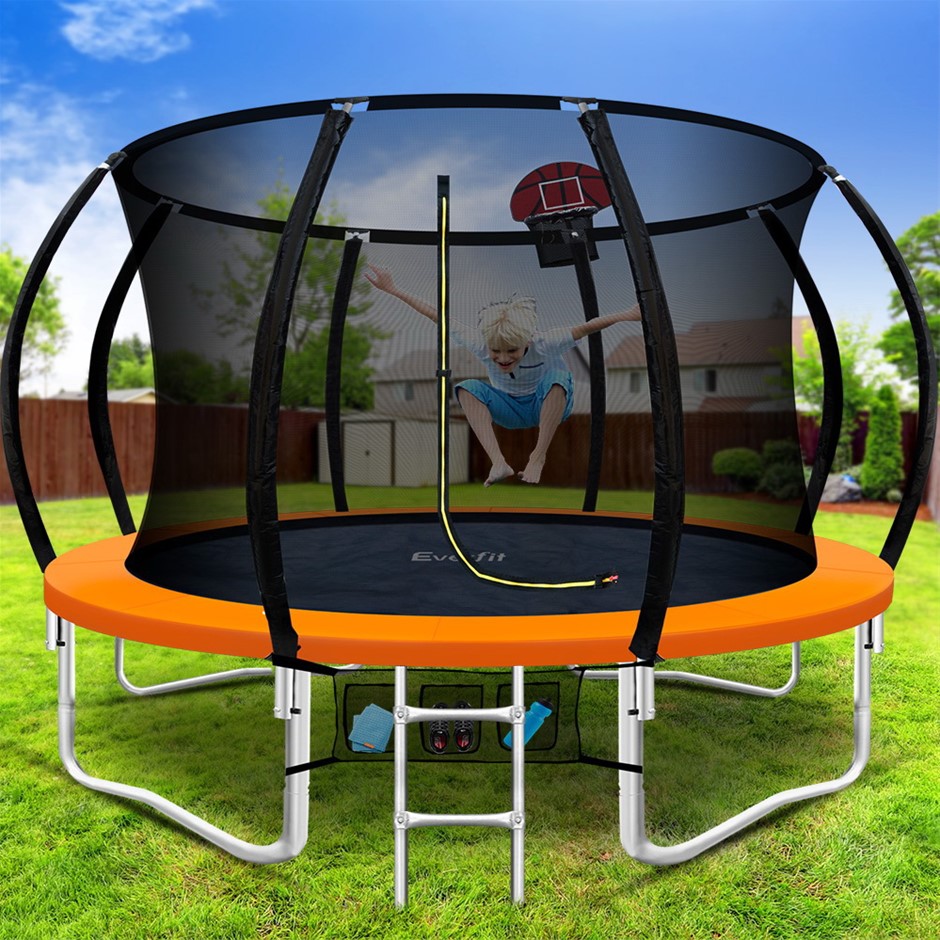 Everfit 10FT Trampoline Round Trampoline