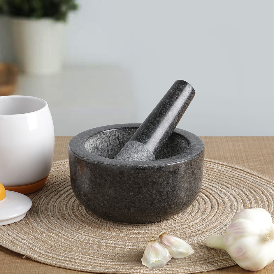 Gourmet Kitchen Mortar and Pestle Dark G