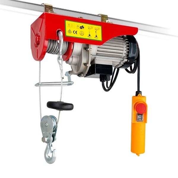 250 / 500 Kg 12m Rope Electric Winch / H