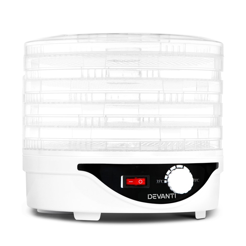Buy Devanti 5 Trays Food Dehydrator Beef Jerky Dehydrators Fruit Dryer
