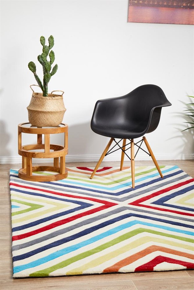 Small Red Handmade Super Soft Geo Target